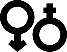 Gender Symbols Tracing Svg Vector, Free Vectors File